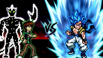 Ben 10 Omniverse (all form) VS Gogeta V3.5 (all form) in Jump Force Mugen