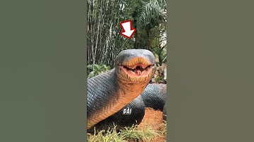 LÀM GÌ ĐỂ SỐNG SÓT KHI GẶP RẮN KHỔNG LỒ #shorts