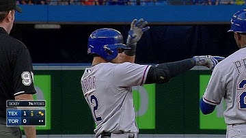 TEX@TOR: Odor ropes RBI triple to plate Arencibia
