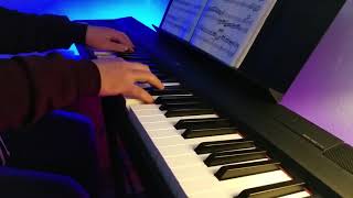 Video thumbnail of "Dalida & Alain Delon - Paroles, paroles (piano cover)"