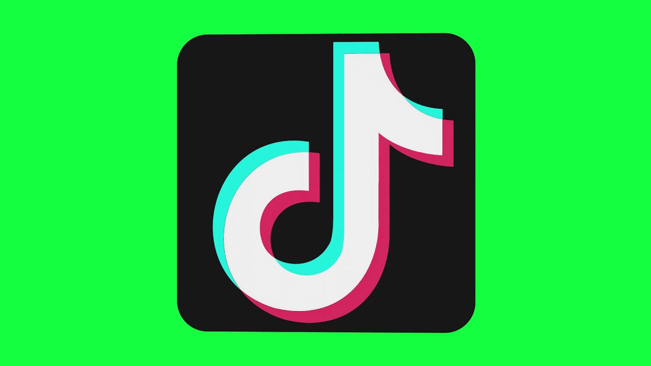 TikTok Icon Green Screen Logo Loop Chroma Animation - YouTube