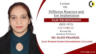 VLSI TECHNOLOGY LECTURE 21 ''diffusion Reactors and Ion Implantation'' By Ms Rajni Prashar, AKGEC