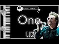 One U2 Piano Karaoke Instrumental 