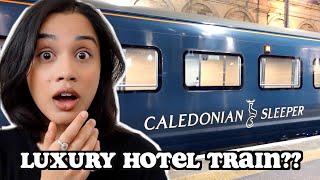 living in a luxury hotel train *caledonian sleeper* for 24 hours | clickfortaz