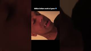 Wallo gives a million dollars worth of game 💸💎 #wallo267 #hustler #money #manifestation #shorts