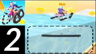🚗 SCRIBBLE RIDER | Decide The Form Of Your Tires | Level 10-20 | Gameplay Walkthrough (iOS, Android) screenshot 2
