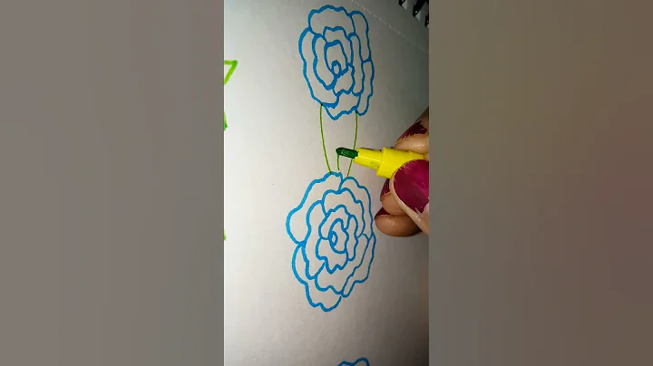 🍃🌸Easy Floral Pattern🌸🍃 #shorts #youtubeshorts #flowerdrawing