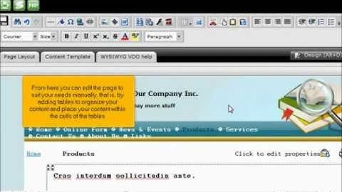 Using layout templates -WebILabs