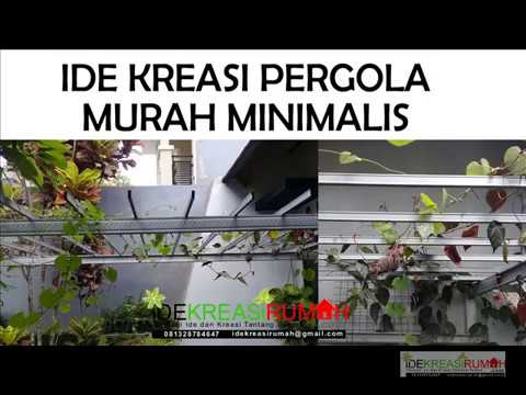  Desain  Pergola Tanaman  Rambat Murah Minimalis YouTube