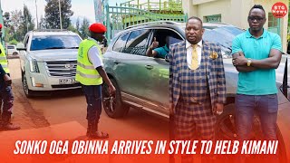 SONKO AND OGA OBINNA ARRIVES AT MATHARI HOSPITAL IN STYLE TO HELP KIMANI MBUGUA