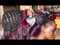 SEWIN NO CLOSURE NO FRONTAL / VERY DETAIL BRIDAL HAIRSTYLE / FT XPRSSION