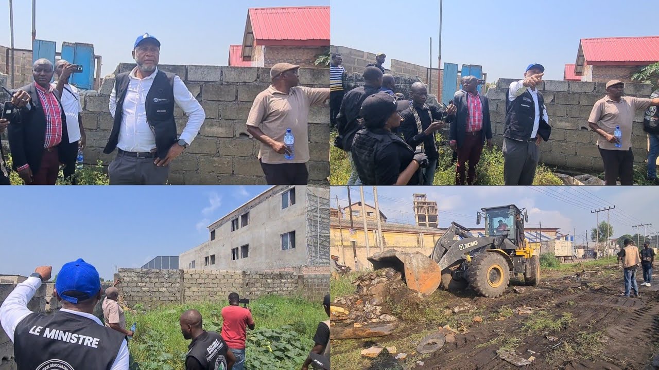 Н'Селе: Леон Мулумба принял решение о пятидневном сносе архаичных зданий и санитарных сооружений.
