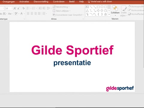 Gilde Sportief presentatie