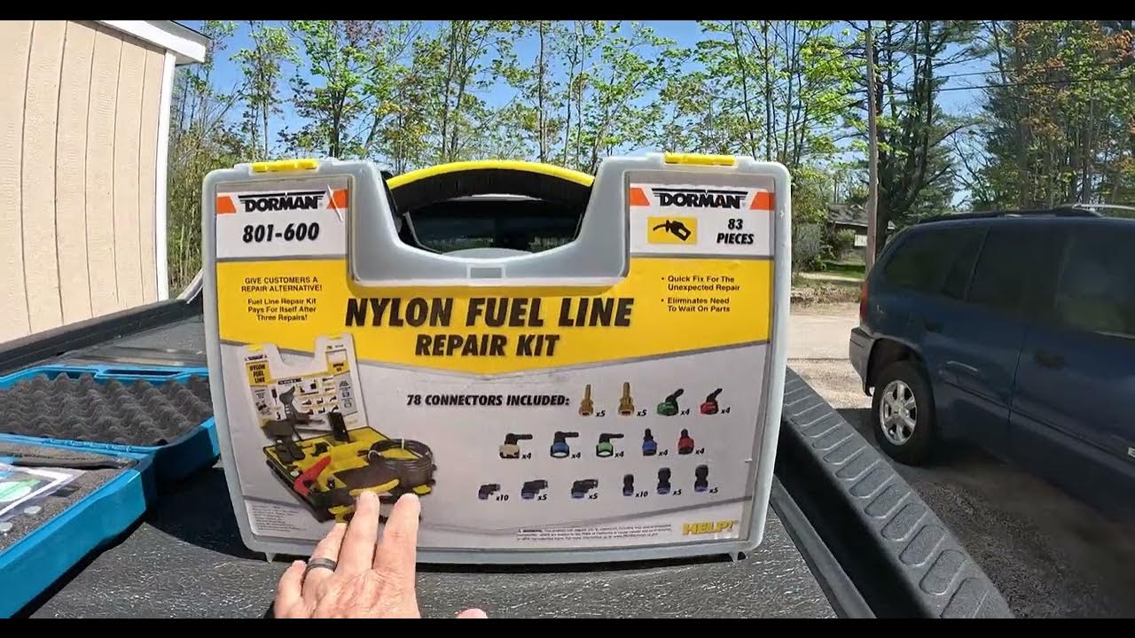 Repairing a 2005 GMC Envoy fuel line YouTube