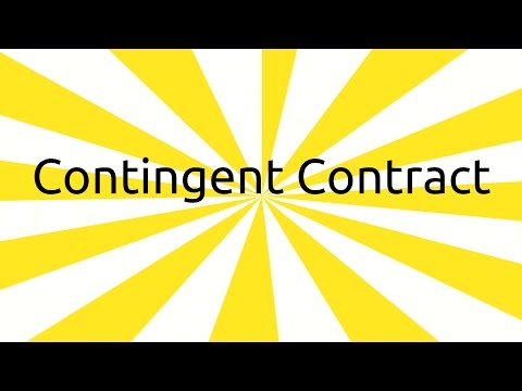 Contingent contract