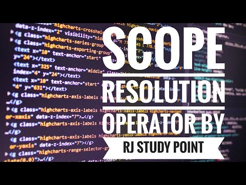 Scope Resolution Operator program by Rj study point