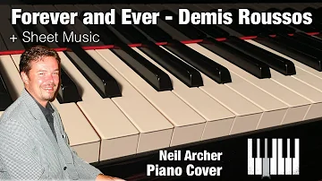 Forever and Ever - Demis Roussos - Piano Cover + Sheet Music