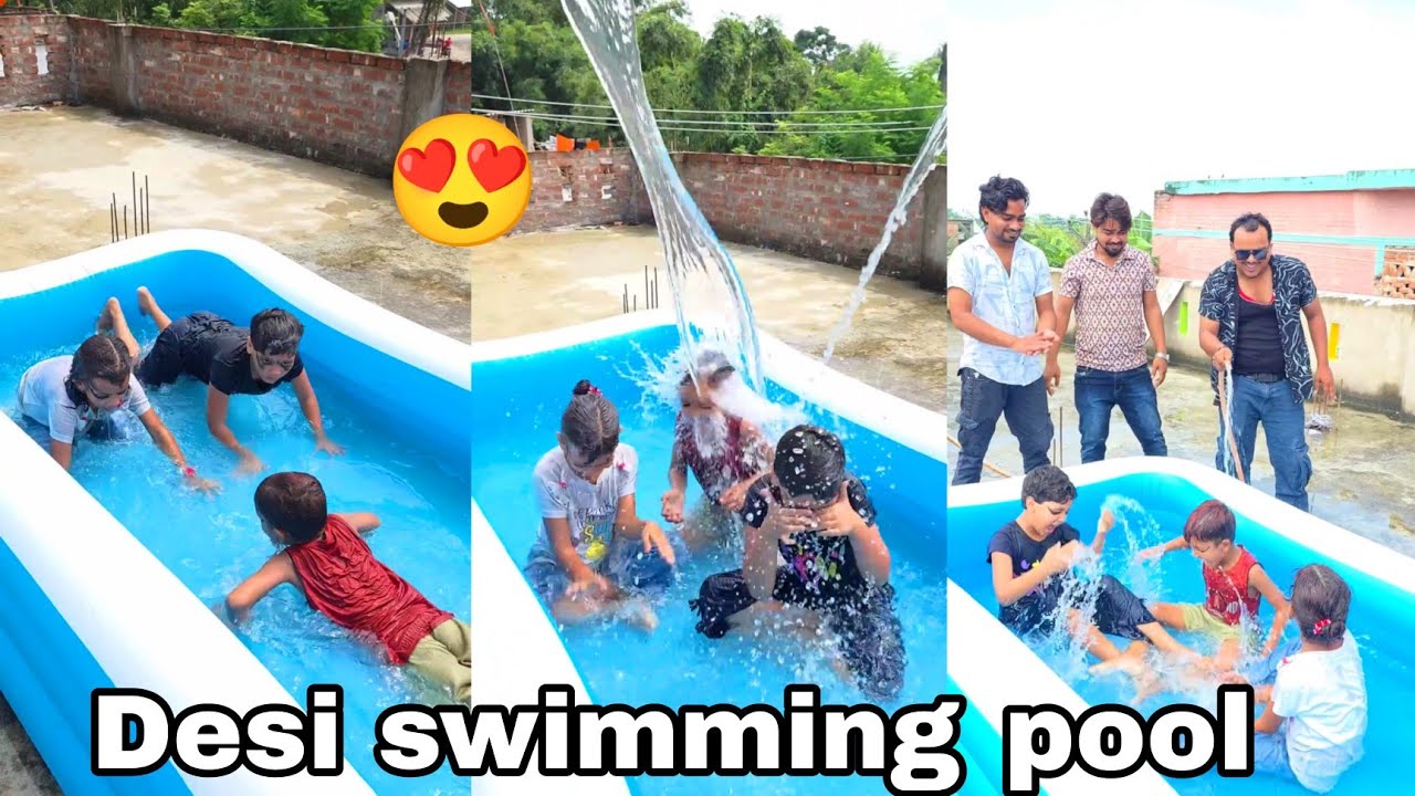 Desi Swimming Pool 🤣 Sukhasan Special Video 