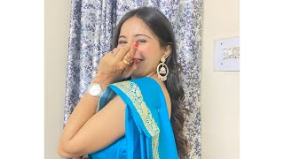 Getting ready for my Roka Ceremony 💝 #grwm #trending || SHRUTI & HAMJOT ||