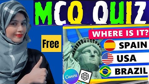 Create 100 Viral MCQ Quiz Videos in 10 Mins Using Canva & Chat GPT. #bulkcreate