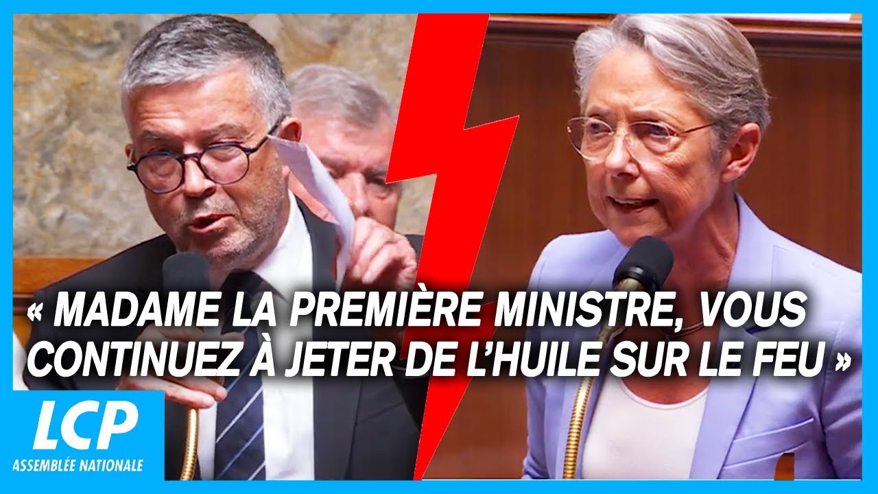 Passe d'armes entre Élisabeth Borne et Bertrand Pancher (LIOT) - 6/06/2023