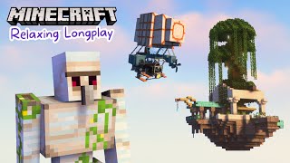 Castle in the Sky and Airship Exploring! | Relaxing Minecraft Longplay (no commentary)