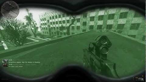 S.T.A.L.K.E.R Call of Pripyat Misery MOD "Unidentified Weapon / Gauss Rifle" |clutch|