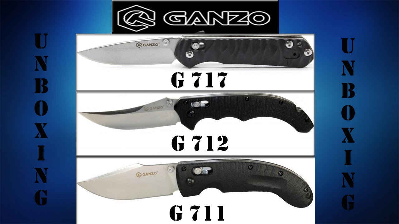 Ganzo G717 ,712, 711 в одной посылке из Китая UNBOXING