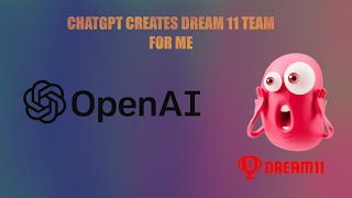 Updated Version of Fantasy team Generator Created with ChatGPT #dream11  #fantasycricket  #ipl