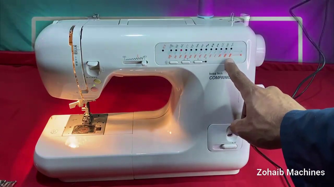how to operate Baby Lock Companion 6200 sewing machine YouTube