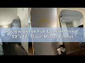 Review Antok Full Length Mirror, 59"x22" Floor Mirror Freestanding, Arched Floor Standing Large Mirr