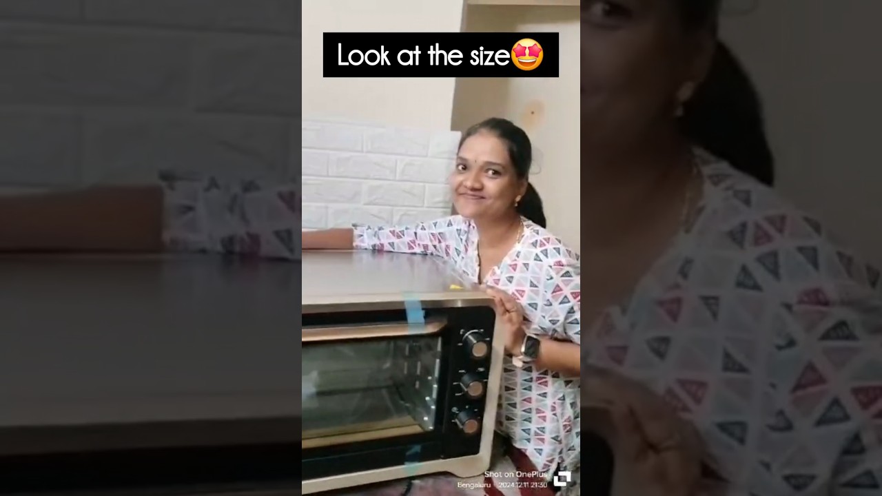 My First OTG 😍 |4 Years Baking Journey🙂 |Morphy Richards 60 ltr