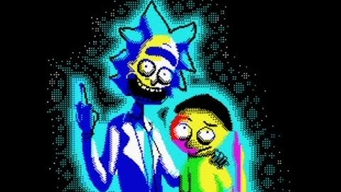ZX Spectrum: "Rick and Morty" Art / Picture (2022)