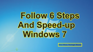 How to Speed up Windows 7 || Speed up windows 10 || 6 Tips & Tricks