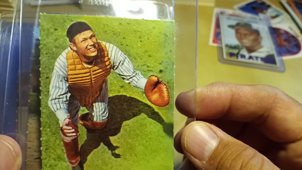 Baseball cards at the flea market