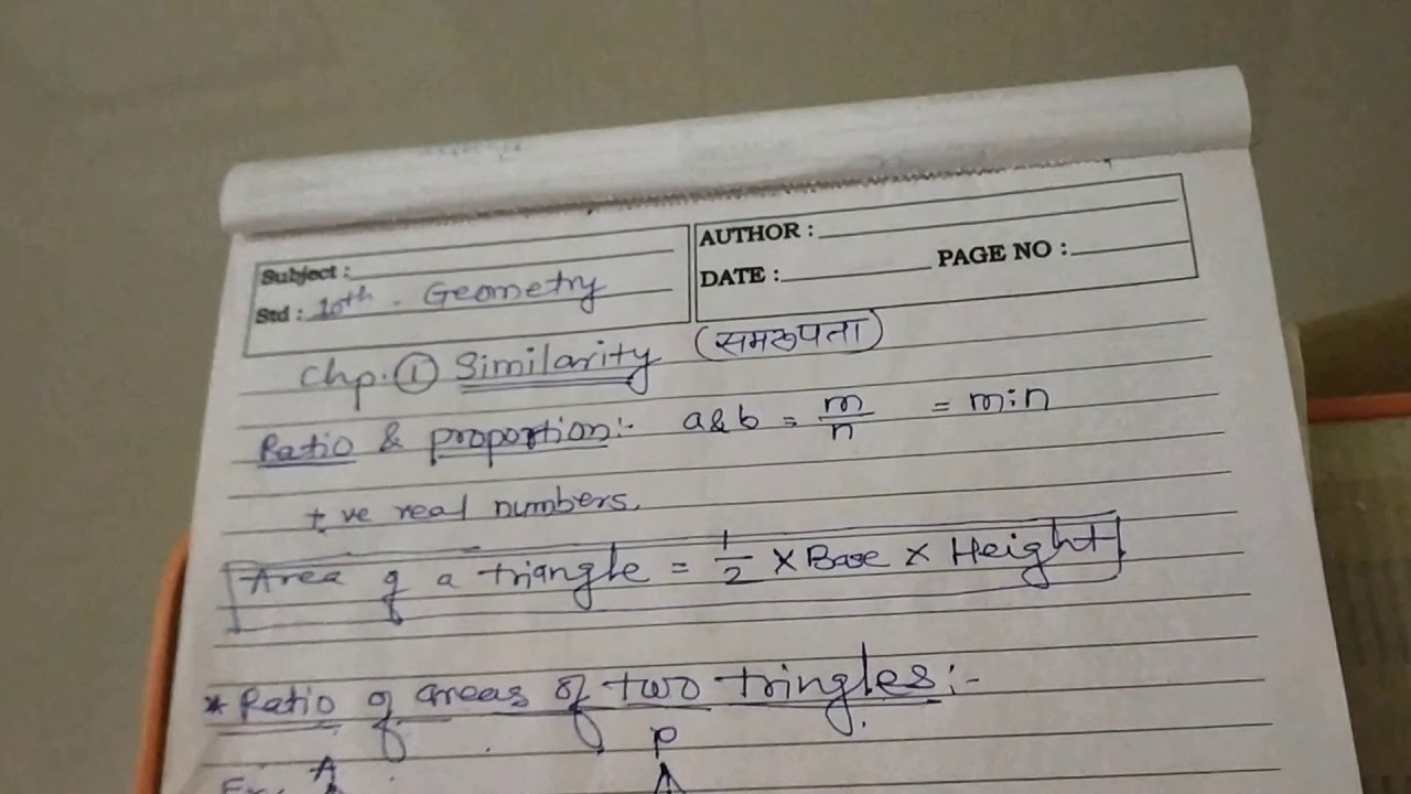 10th Geometry Similarity 1 - YouTube