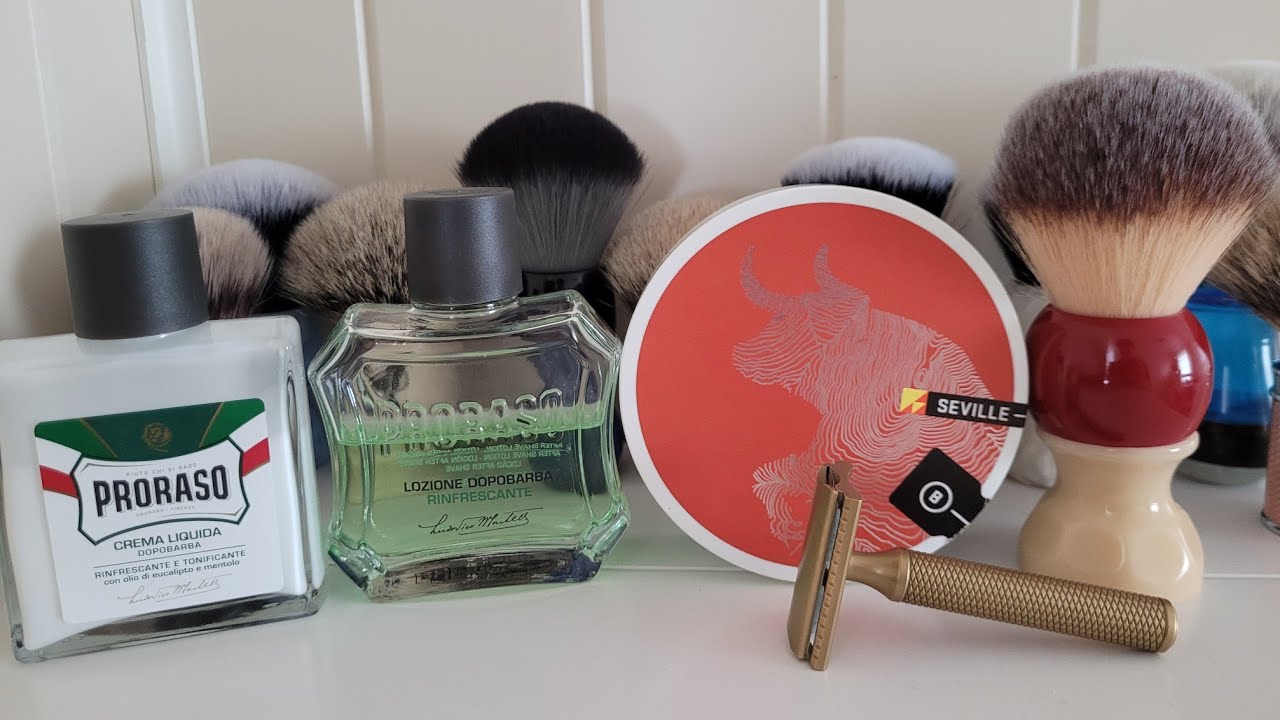 Barrister and Mann - Seville | Proraso Green | Karve razor - YouTube