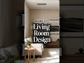 Minimalist Living Room Design 2025 | Cozy Warm Minimalism &amp; Smart Storage Solutions#