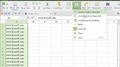 Batch convert text to hyperlinks in Spreadsheets 2013