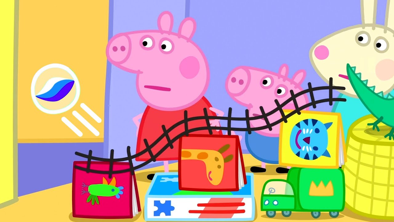 Peppa Pig Official Channel  Peppa Pig's Fun Marble Run Games 