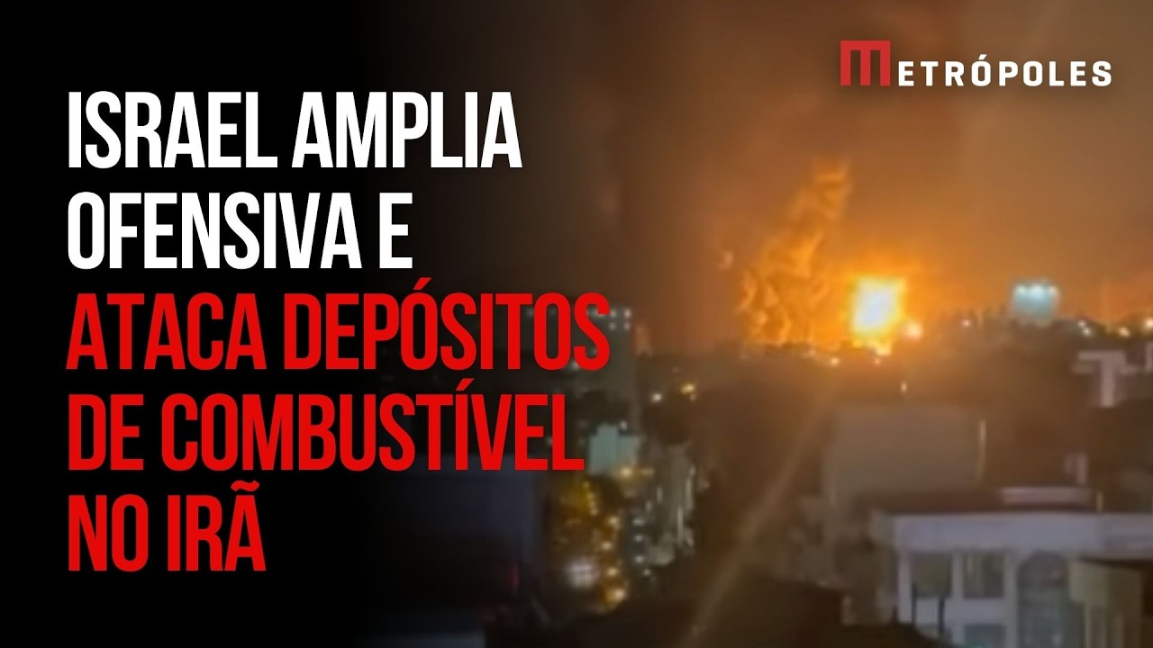 Israel ataca depósitos de combustível usados por forças militares iranianas