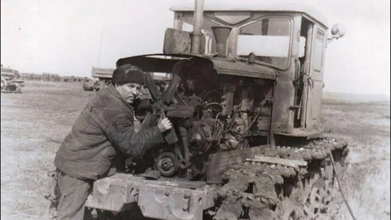 Сборка заднего моста на гусеничном Тракторе Т74 - YouTube