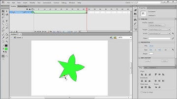Create a Shape Tween in Flash