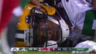 NFL Dirty Hit | Davante Adams Knocked Out In Game