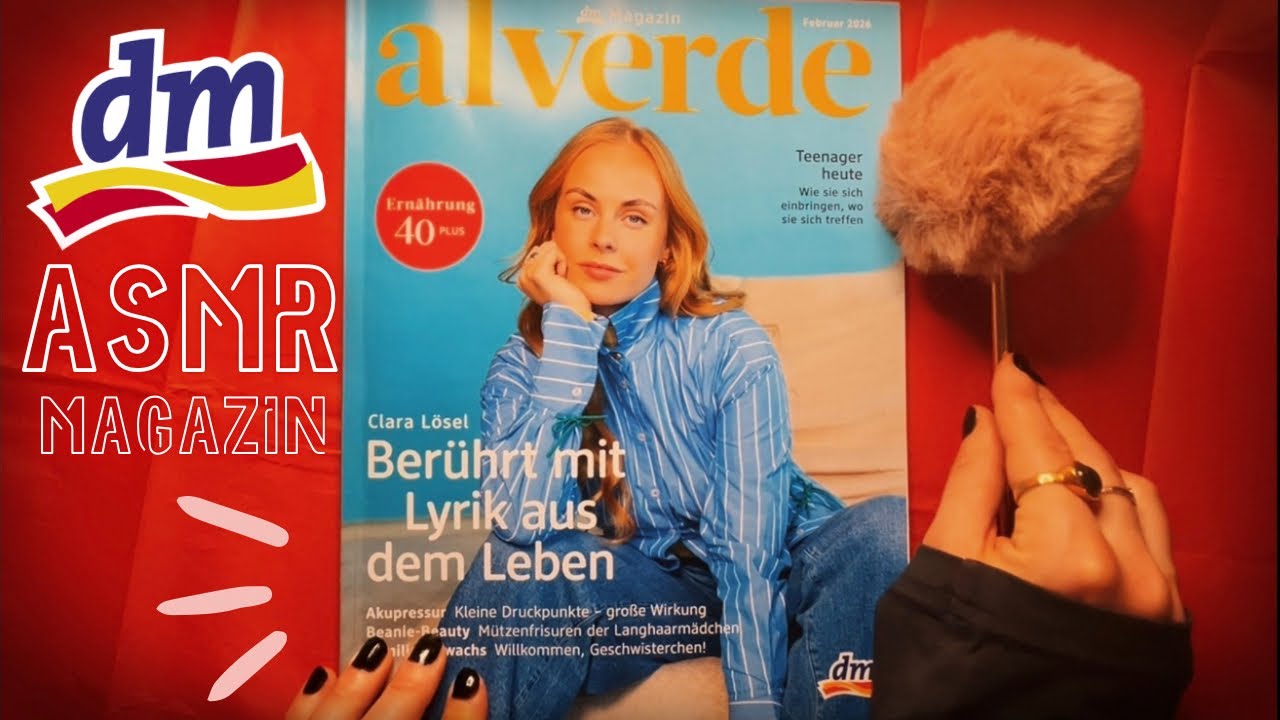 ASMR DEUTSCH: Sofort einschlafen beim dm Magazin durchblättern (Flüstern, Tracing & Crinkles)