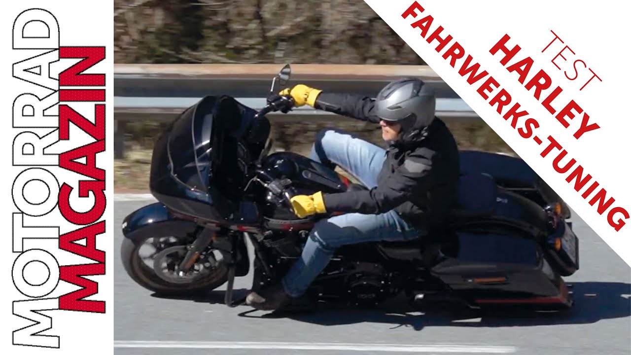 Harley Fahrwerks-Tuning - Mehr Schräglage, Stabilität und Sportlichkeit durch K-Tech