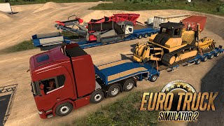Бульдозер Z35K в Италии. Пескара - Неаполь ➣ Euro Truck Simulator 2. #586 | Logitech G29