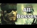 Metal Gear Solid 3 Snake Eater - All Bosses / Boss Fights