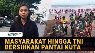 Usai Teguran Keras Prabowo soal Sampah di Bali, Pantai Kuta Dibersihkan