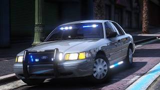 LSPDFR | [ELS] Ford CVPI 2010 Unmarked [B,R&amp;W]/[B&amp;W] [ADDON][REPLACE]
